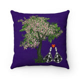 SHOW ME YOUR CHART & ALIGNED, DIVINE LOVE Faux Suede Double-Sided Square Pillow - Foxy5D