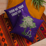 SHOW ME YOUR CHART & ALIGNED, DIVINE LOVE Faux Suede Double-Sided Square Pillow - Foxy5D