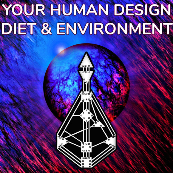 YOUR HUMAN DESIGN DIET & ENVIRONMENT - Foxy5D