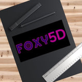 BLACK Foxy5D Bumper Stickers - Foxy5D